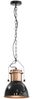 vidaXL Deckenlampe 2 Stk. Schwarz Rund E27 50868 Bild 3