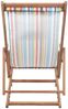 vidaXL Strandstuhl Klappbar Stoff und Massivholz Mehrfarbig 43998 Bild 5