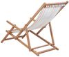 vidaXL Strandstuhl Klappbar Stoff und Massivholz Mehrfarbig 43998 Bild 3