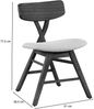 Selsey 'Loomens' Holzstuhl Braun / Beige Bild 3