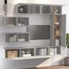 vidaXL 7-tlg. TV-Schrank-Set Betongrau Holzwerkstoff 3114561 Bild 3