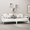 vidaXL Tagesbett mit Matratze 90x200 cm Weiß Kiefer Massivholz [3083555] Bild 3