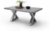 Couchtisch >CARTAGENA< in Akazie grau, massiv lackiert - 110x45x70cm (BxHxT) Bild 2