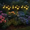 3er Set LED Solar Steckleuchte, Blumen, H 70 cm Bild 2