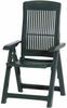 SET Tampa 4 x Klappsessel grün, 4 x Auflage grau Bild 2
