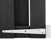 vidaXL Gartentor WPC 100 x 150 cm Grau 49085 Bild 5