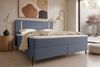 Boxspringbett Titan - Strukturstoff - blau - 140x200 cm Bild 2