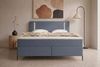 Boxspringbett Titan - Strukturstoff - blau - 140x200 cm Bild 3