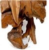 Beistelltisch Wurzelholz Teakholz Hocker Beistelltisch Teak Sitzhocker Bild 5