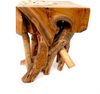 Beistelltisch Wurzelholz Teakholz Hocker Beistelltisch Teak Sitzhocker Bild 2