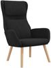 Relaxsessel mit Hocker Schwarz Samt, Drehbar [3097826] Bild 4