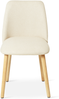 GOEURVANT 421 Esszimmerstühle 4er-Set, Webstoff - Beige Bild 4