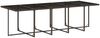 vidaXL 15-tlg. Garten-Essgruppe mit Kissen Braun Poly Rattan 3210873 Bild 4