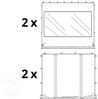 4x4 m Faltpavillon PROFESSIONAL Alu 40mm, Seitenteile mit Panoramafenstern, creme Bild 3