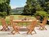 Gartentisch Set MAUI II Akazienholz 160 220x100x74 cm Heller Holzfarbton Bild 3