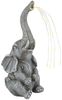 LED Solarleuchte, Elefant, grau, H 32,5 cm Bild 2