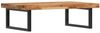 vidaXL Waschbeckenregal Wandmontage Stahl und Akazienholz 3302853 Bild 2