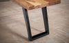FINEBUY Essbank Esszimmerbank Sitzbank 180 cm Akazie Massivholz Baumkante Groß (Akazie Massivholz 180x40x45,5 cm, Baumkante Modern), Esszimmerbank Baumstamm, Sitzbank Esszimmer Holz Bild 5