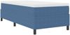 vidaXL Boxspringbett Blau und Weiß 100 x 200 cm Cordstoff 3337450 Bild 2