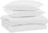 vidaXL Sommerdecke mit Kissen 3 pcs Weiß Mikrofaser 3377293 Bild 2