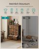 SONGMICS Kommode, Schrank, 8 Stoffschubladen, für Schlafzimmer, Flur, Wohnzimmer, braun-schwarz Bild 3