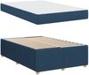 vidaXL Bettrahmen mit Matratze Blau 120 x 190 cm Stoff 3398372 Bild 4