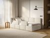 Selsey 'Cloudy' Kinderbett 120x200, Kopfteil links, Matratze & Bettkasten, Bouclé Hellbeige Bild 3