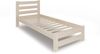 Home Collective Holzbett mit Lattenrost Modern Bett Kiefer Bettgestell Massivholzbett Klassisch (90x200, 120x200, 140x200, 160x200 cm), Einzelbett, Skandi Boho Landhaus Kopfteil hoch 90x200 cm natur Bild 3