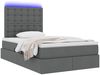 vidaXL Bett mit Stauraum und LED Dunkelgrau 120 x 200 cm Polyester 3372535 Bild 3