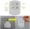 EAXUS LED Unterbauleuchte LED Lampe Batteriebetrieben mit Fernbedienung und Timer, Dimmbar (100%/50% Leuchtkraft), 30 Minuten Timer, LED fest integriert, Neutralweiß, Selbstklebend Bild 4
