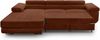 AX LIVING Cord Couch L Form – Arborio L Wohnlandschaft 280 cm in Ziegelrot Bild 3