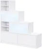 Vente-unique - LOVILA Ordnungshelfer Holz, Platte Weiß - B 35 cm x H 146,6 cm x L 140 cm Bild 3