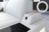 Mini Ecksofa Asti Kompakt L Form - Kunstleder - hellbraun-weiß Bild 5