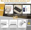 Polsterbett Einzelbett 90*200, Stauraum Kopfteil mit USB und Typ C-Port ,360-Surround-LED-Funktion rund um Kopf- und Fußende des, Betten mit Hydraulisch Stauraum, Beige , Leinen(Ohne Matratze) Bild 4