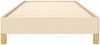 vidaXL Boxspringbett, 100x200 cm, Creme, Stoff, Natur Bild 5