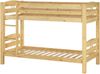 Erst-Holz Etagenbett Kiefer natur 90x200 inkl. Gästebett Bild 3