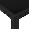 vidaXL Gartentisch 130x130x72 cm Schwarz Stahl und Glas 313099 Bild 3