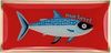 Giftcompany Love Plates Glasteller MAKRELE Dekoteller Rechteckig Rot Bild 5