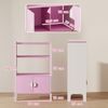 Kinderregal Mit Schrankfächern & Anti-Kipp - Bücherregal Spielzeugregal Aus Massivholz Für 3-8 Jahre, 100cm Hoch Bild 5
