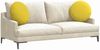 vidaXL Sitzkissen 2 pcs Helles Gelb Ø50 x 19 cm Stoff 42014166 Bild 3