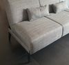 Dmora 3-Sitzer Schlafsofa Aza, Stoffsofa, Sofa mit Klick-Klack-Öffnung, mit Kissen, 190 x 70 x 80 cm, Grau Bild 5