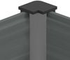 vidaXL Hochbeet Schwarz 200 x 30 x 72 cm WPC und Aluminium 3438796 Bild 5