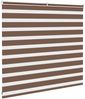 vidaXL Doppelrollo Braun 165x100 cm Stoffbreite 160,9 cm Polyester 4014326 Bild 4