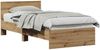 vidaXL Bettgestell mit Kopfteil Artisan-Eiche 80 x 200 cm 8009026 Bild 2
