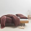 Marc O'Polo Bettwäsche Mulji Warm Earth Satin 200 x 220 + 2x 80 x 80 cm Bild 5