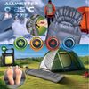 KESSER Deckenschlafsack Camping Schlafsack Outdoor 175x83cm 4 Jahreszeiten (Campingschlafsack inklusive Campinglampe & Seitentasche), für Erwachsene & Kinder Leicht Tragbar Warm & Wasserabweisend Bild 2