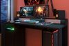 Gamingtisch >Gaming 2< (Set) inkl. Regal, LED-Beleuchtung, Dekor schwarz - 152x87x62cm BxHxT) Bild 4