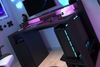 Gamingtisch >Gaming 2< (Set) inkl. Regal, LED-Beleuchtung, Dekor schwarz - 152x87x62cm BxHxT) Bild 3