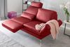 KAWOLA Sofa HURRICANE 2-Sitzer Leder rot 87 x 141 x 170 cm Bild 4