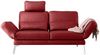 KAWOLA Sofa HURRICANE 2-Sitzer Leder rot 87 x 141 x 170 cm Bild 2